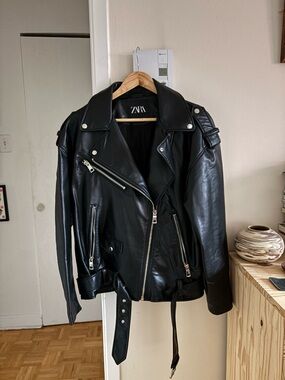 Zara Faux Leather Jacket
